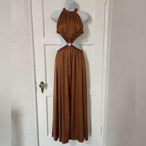 NWT Forever 21 Rust Orange Bronze Forever 21 maxi dress